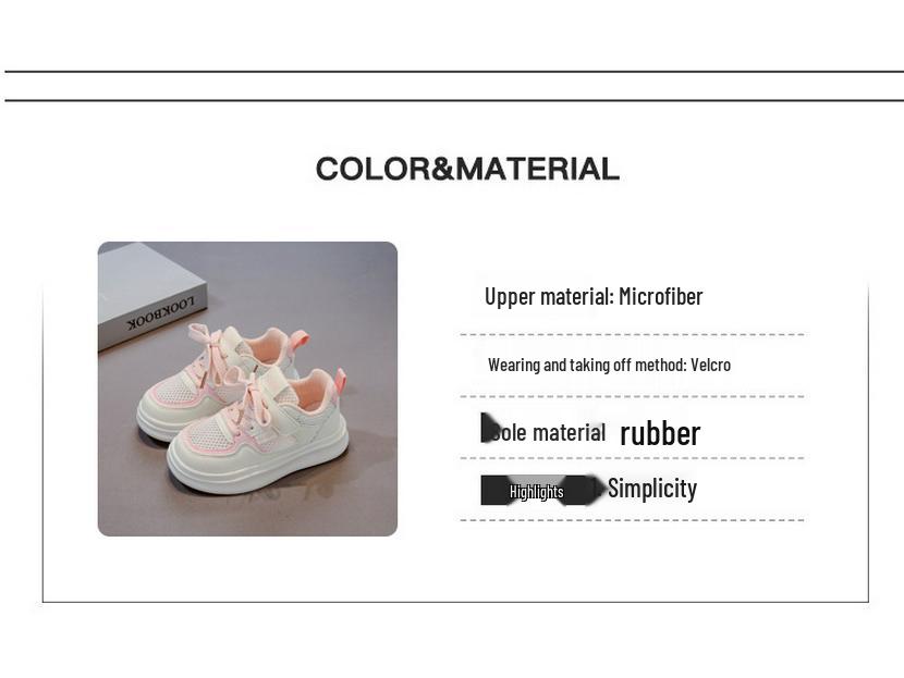 2025 Spring/Summer Kids' Breathable Soft Sole Sneakers - Trendy, Versatile, Casual Shoes for Boys & Girls (Midsize & Big Kids)