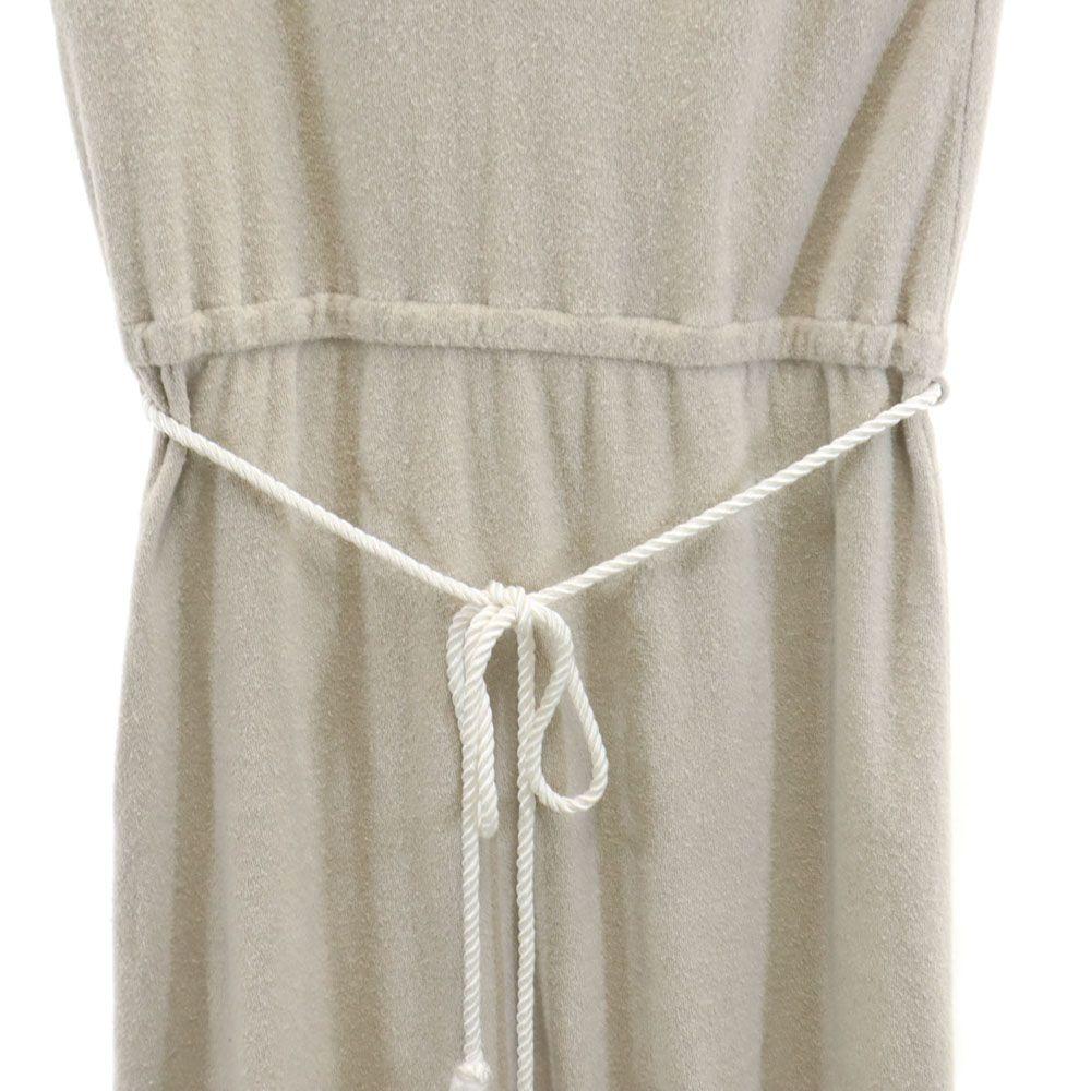 YOUNG&OLSEN Made In Japan No Sleeve Terry Cloth, Skipper Collar Knee-length Dress Women Used