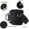 1Pc Fitness Thigh Straps Padded Colors D-Ring Ankle Strap Leg Cuffs For Gym Cable Machines Thigh Straps Fits Men & Women