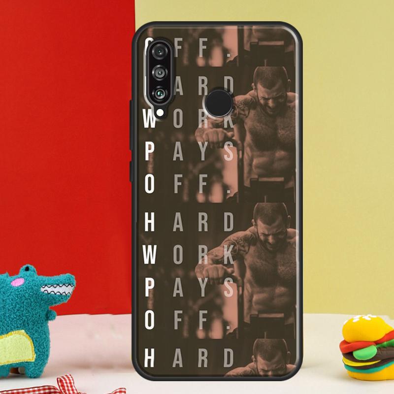 Workout Fitness Gym Quotes For Huawei Nova 12i 12s 11i 5T 9 10 SE Y91 Y90 Y60 Y70 Y72 Y61 P60 Pro P20 P40 P30 Lite Case