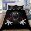 Six Seven Brick Number Bedding Set, 3PCS Bed Linen with Colorful Cartoon Print, for Boys Bedroom Decor