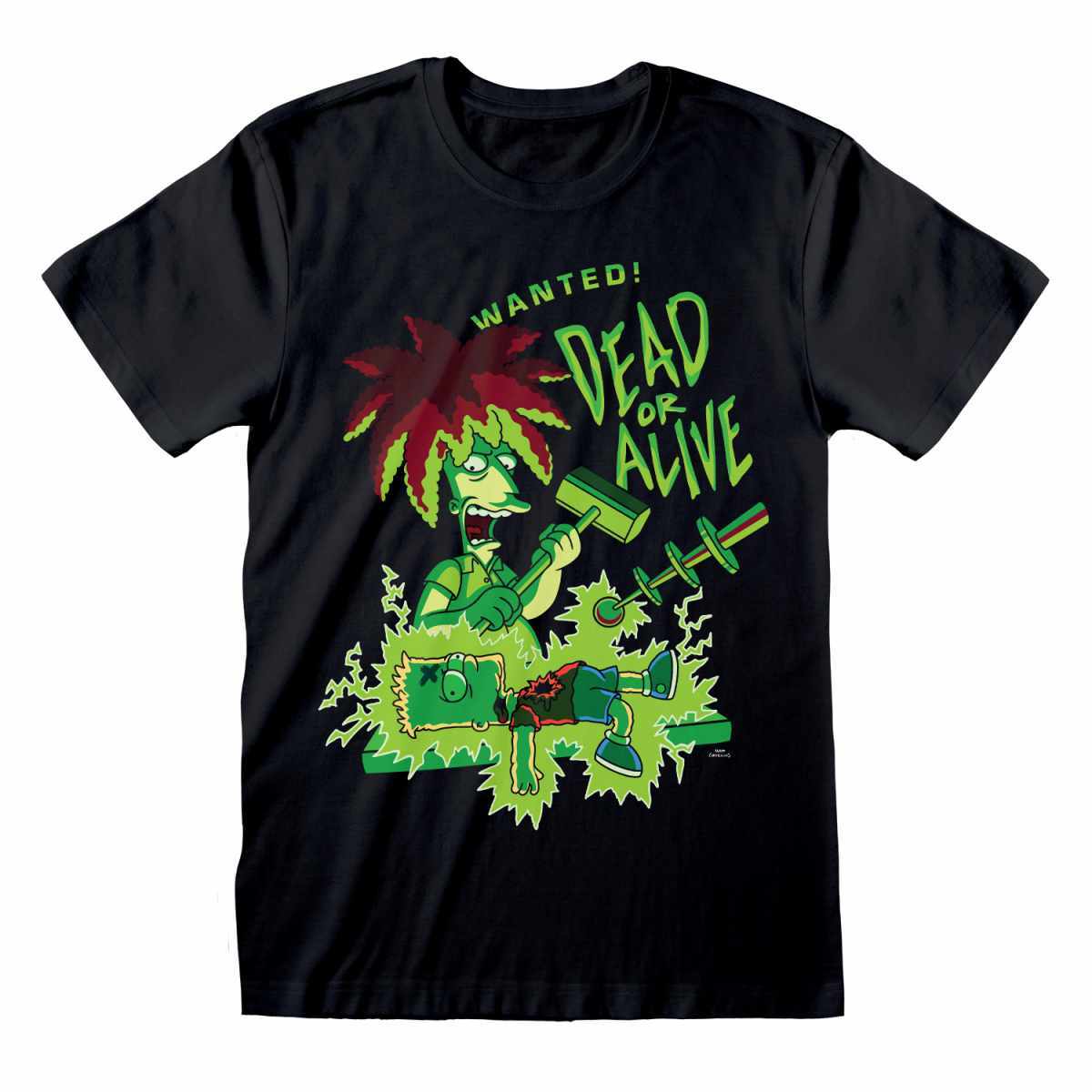 The Simpsons Sideshow Bob Dead Or Alive Official Merchandise T-shirt ML New L