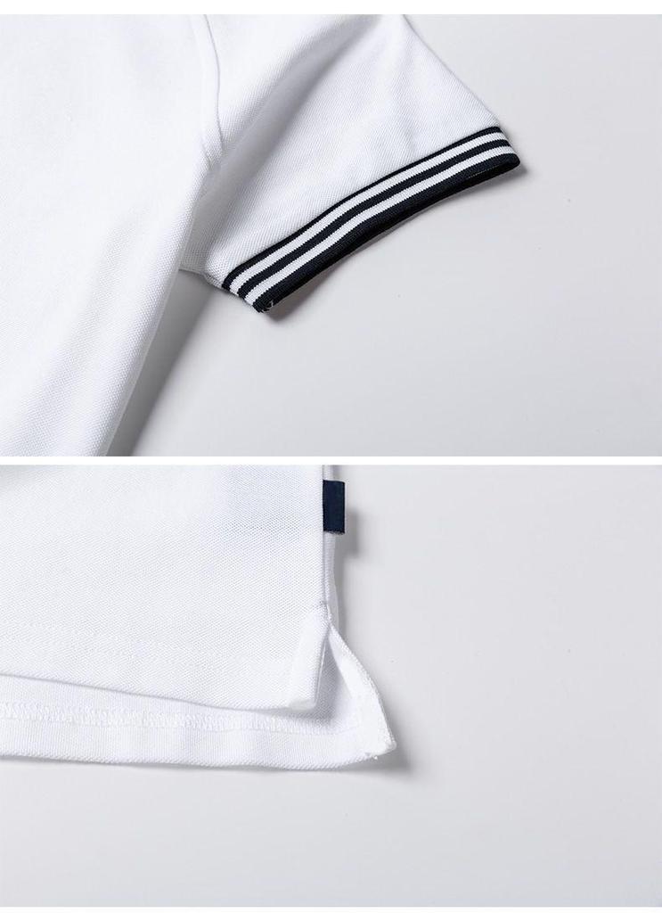 British Style Summer School Uniform Polo Shirt for Primary & Secondary Students - Breathable & Short-sleeved