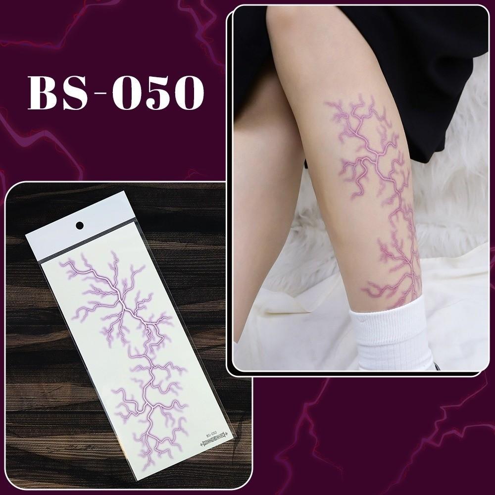 Crack Mark Temporary Tattoo Sticker Realistic Body Art Halloween Blood Vessels Tattoo Makeup
