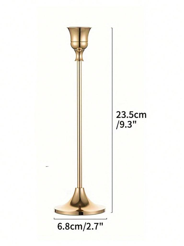 1pcs Vintage Modern Decorative Centerpiece Candlestick For Fireplace, Wedding, Party, Housewarming Gift Gifts Birthday Graduation