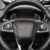 For Honda CR-V 2017- Carbon Fiber Interior Steering Wheel Button Cover Trim