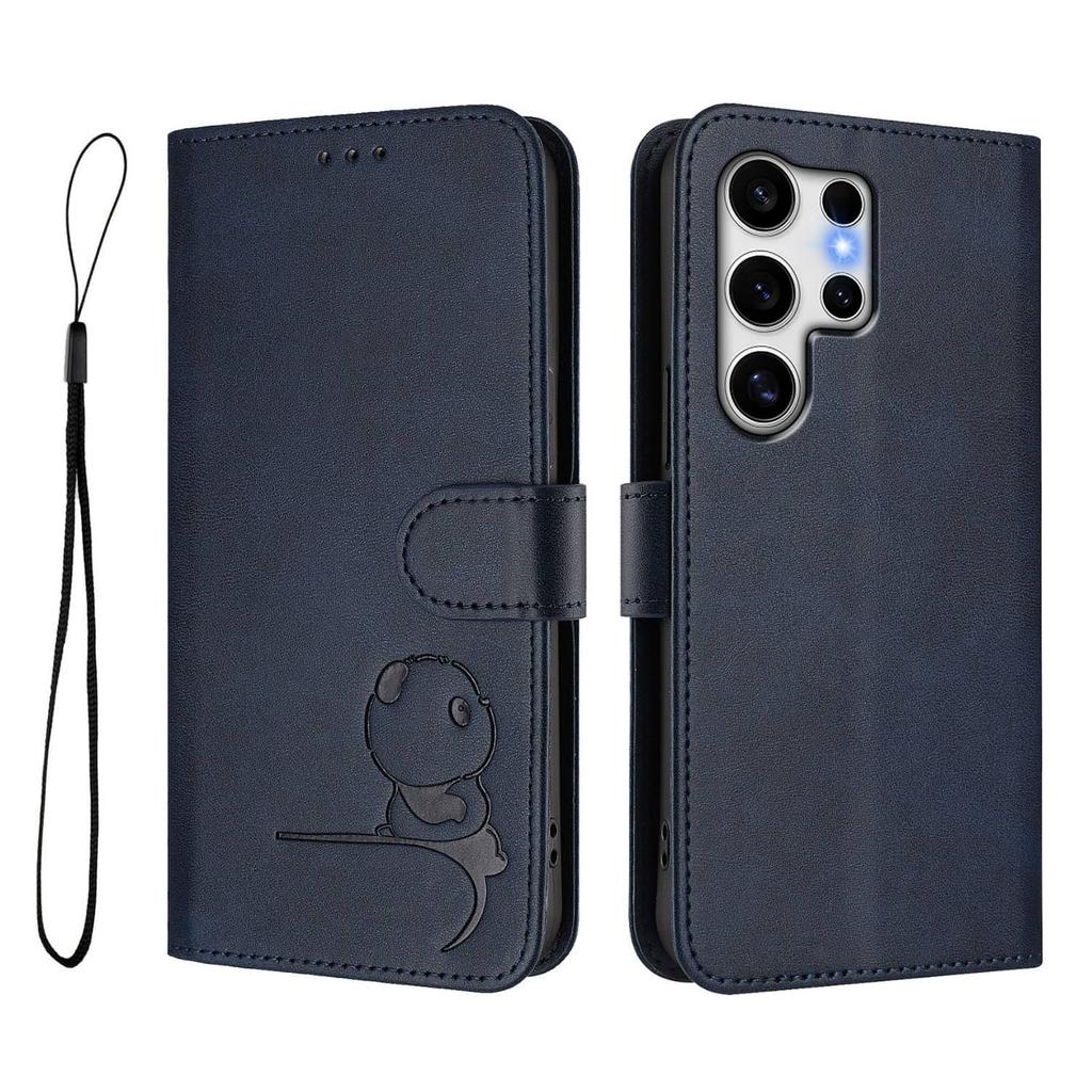 WEFOR Compatible with Samsung Galaxy S26 S25 Edge S25 S24 Ultra Case Wallet with RFID Blocking Flip Card Women Men Panda Cover