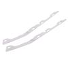 2Pcs Broken Opening Gap Bad Buckle Repairer Bracket For Fourth Generation City Gm2 Front Bumper Repair Metal Plate Buckle
