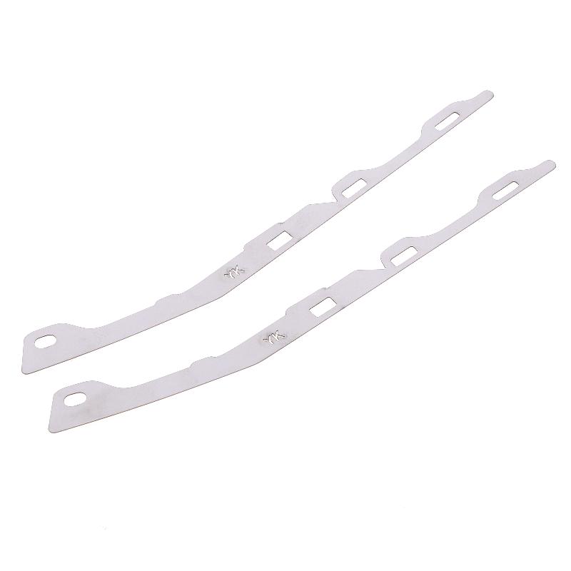 2Pcs Broken Opening Gap Bad Buckle Repairer Bracket For Fourth Generation City Gm2 Front Bumper Repair Metal Plate Buckle