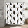 Bathroom Shower Curtain Farmhouse Rustic Cow Print Decor Vintage Country Showercurtain Modern Waterproof Home Decor