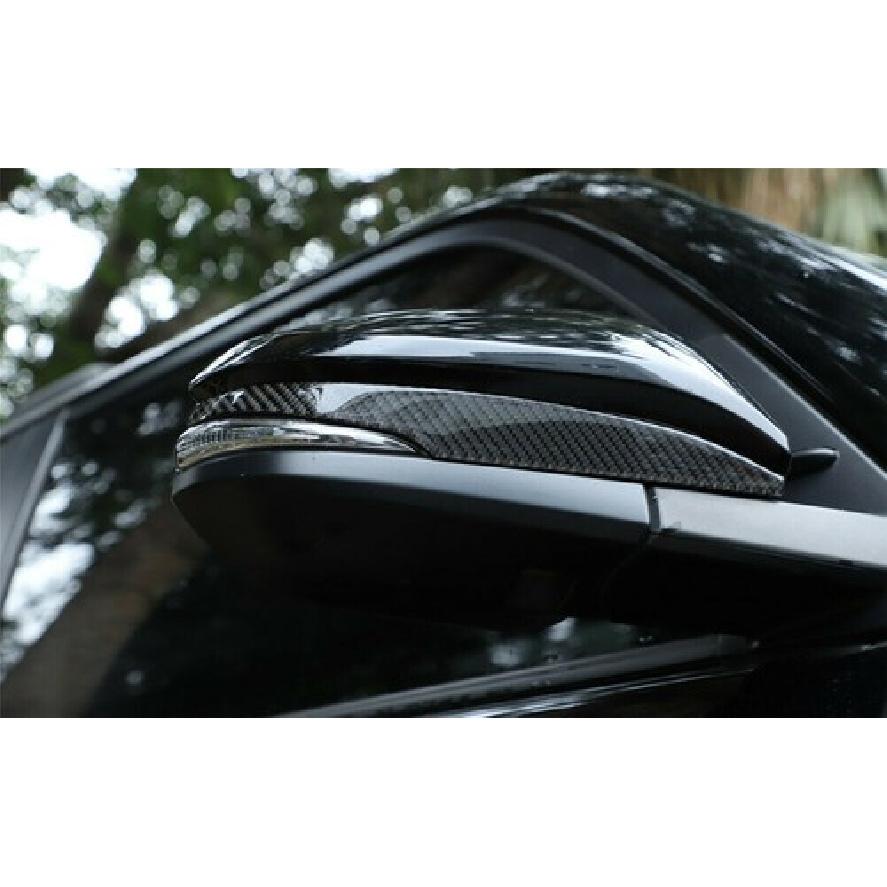 2pcs Carbon Fiber Exterior Side Rearview Mirror Cover Trim For 4Runner 2010-