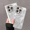 Hollow Rose Suitable for Apple 16pro Mobile Phone Case 15 Full Cover Anti-fall Xiaomi 14/13 High-end Sense 12 Glacier Pattern