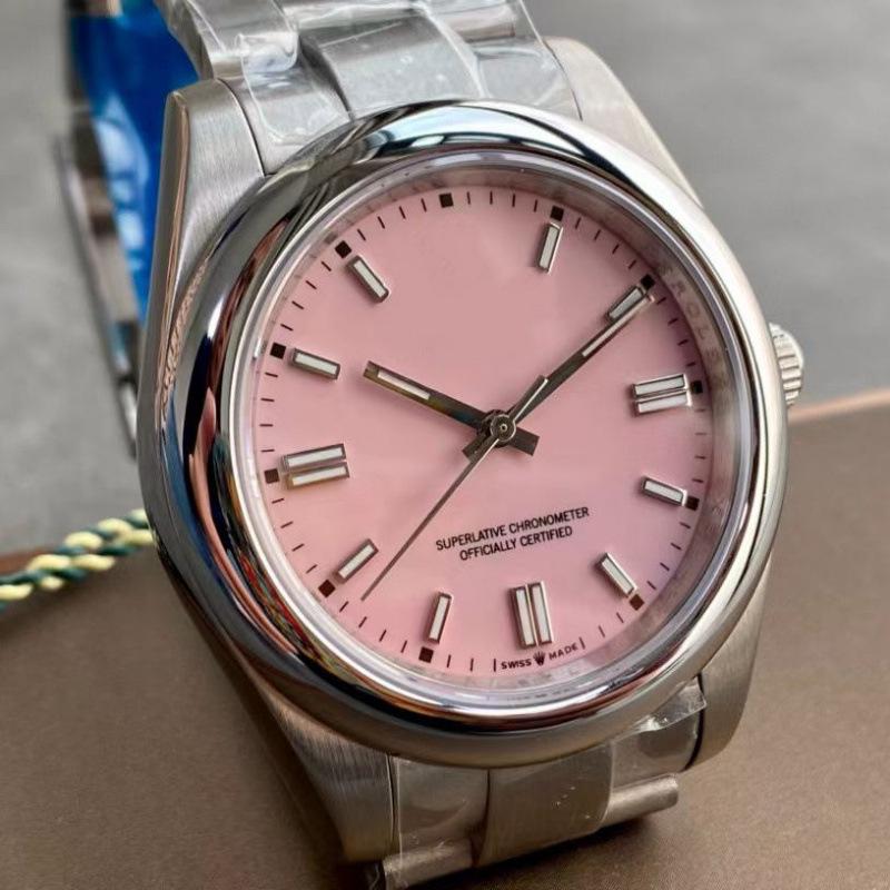 Orologio da uomo Rolex Oyster Perpetual 41mm - Acciaio Inossidabile 316, Luminoso, Impermeabile, Completamente Automatico.