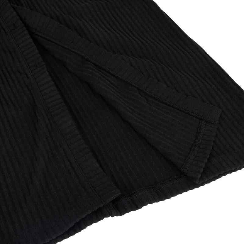 New Nike NSW CHLL KNT RIB CARDI Long Sleeved Dresses Women's Black HJ1244-010