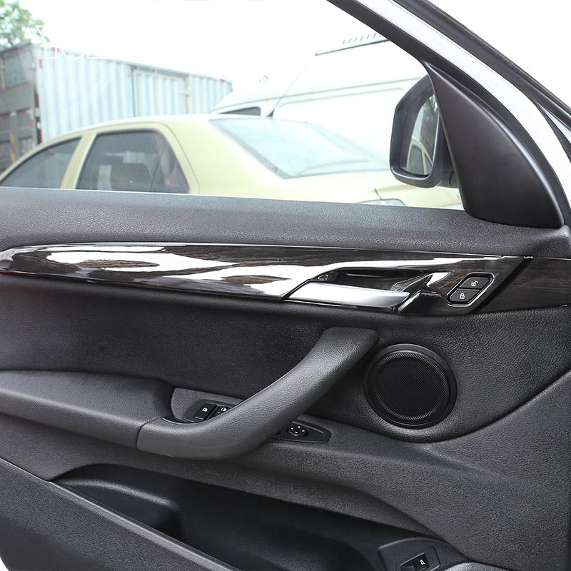 ABS Carbon Fiber for BMW X1 F48 X2 F47 2016-2026 Inner Door Panel Decoration Protection Cover Trim Car Accessories