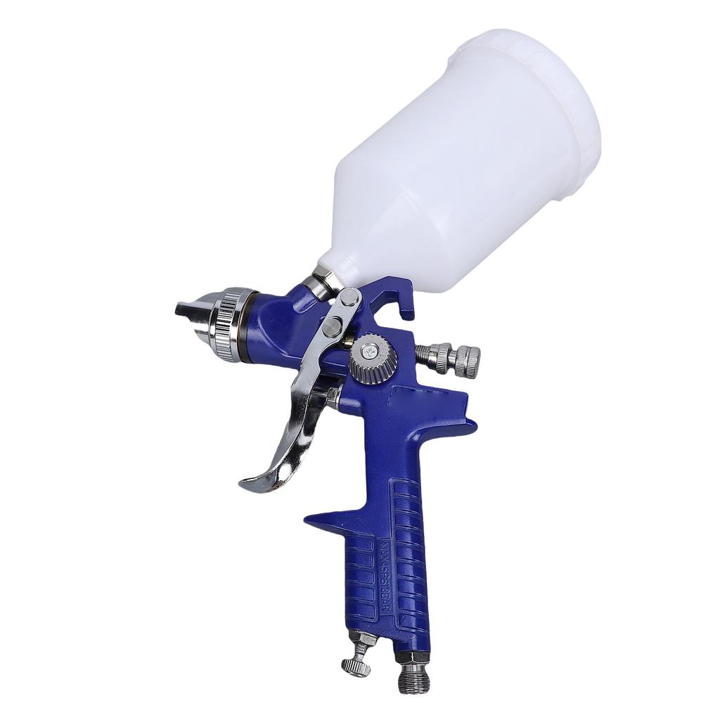 HVLP Spray 1.7mm Nozzle 600 Cup Gravity Feed Paint Sprayer for Auto Furniture Wall Painting