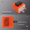 Motorcycle LED Flasher Relay 12V Speed Adjustable 2 Pin LED Electronic Flasher Relay for Motorcycle Turn Signal Direct Replaceme