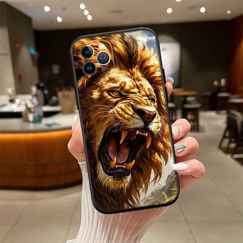 UP3 Animal lion New High-End Shell Phone Case for OPPO A3 Pro A72 A74 A76 A77 A77S A78 A79 A94 A95 A18 A40M A58