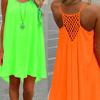 Sexy Women Summer Casual Sleeveless Evening Party Beach Dress Short Mini Dress
