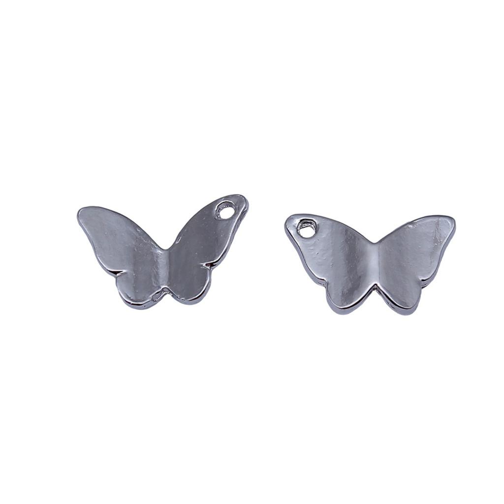 Butterfly Charms Simple Pendants For Minimalist DIY Jewelry Making