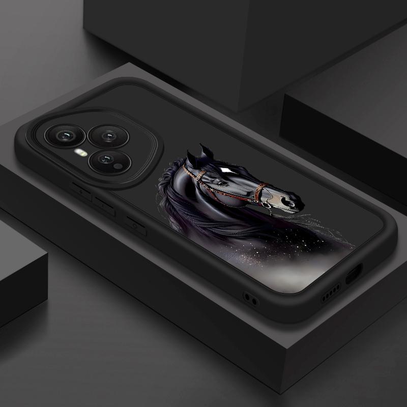 Creative Horse Pattern Phone Case For Honor 400 200 Pro Magic7 Lite X8c X9c Smart X6a X6b X6c Shockproof Soft TPU Silicone Cover