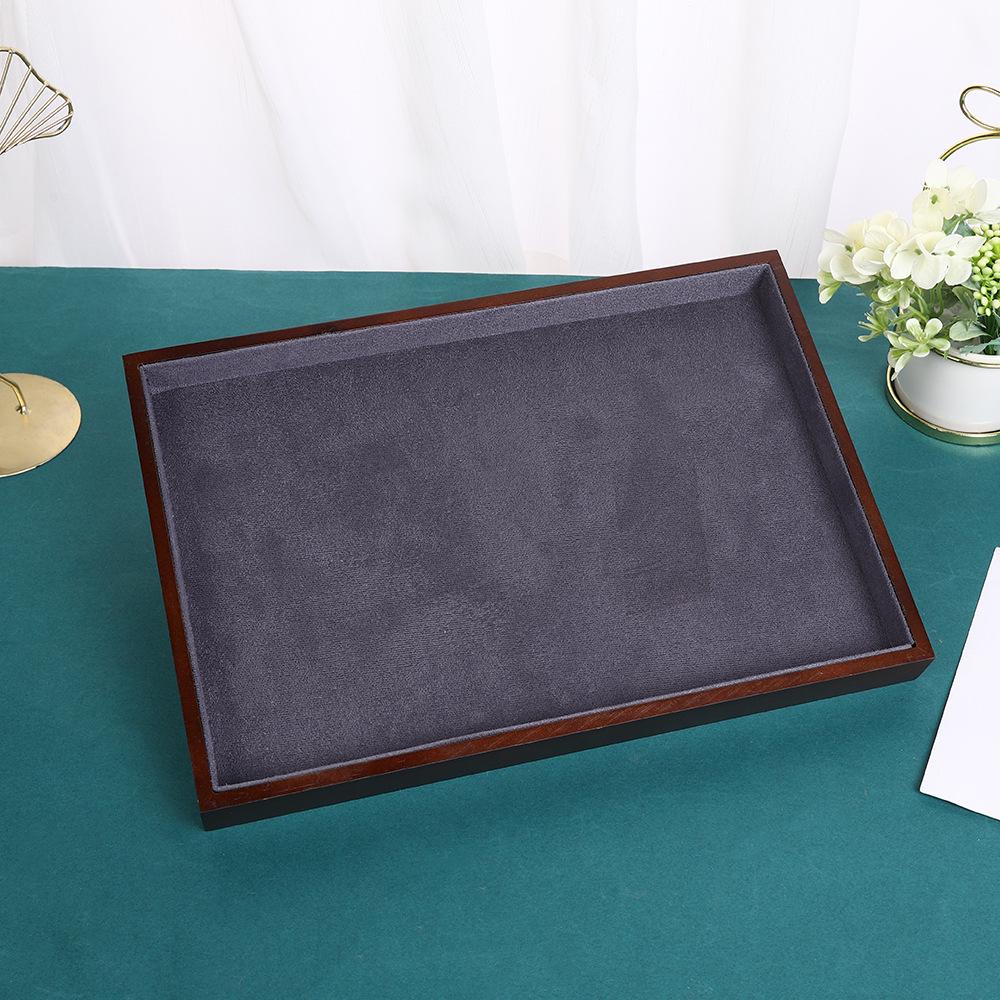Black Walnut Jewelry Display Tray for Earrings and Watches