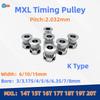MXL Timing Pulley 14T 15T 16T 17T 18T 19T 20Teeth K-Type Bore 3mm-8mm Belt Width 6mm 10mm 15mm MXL Synchronous Wheel for 3D Prin