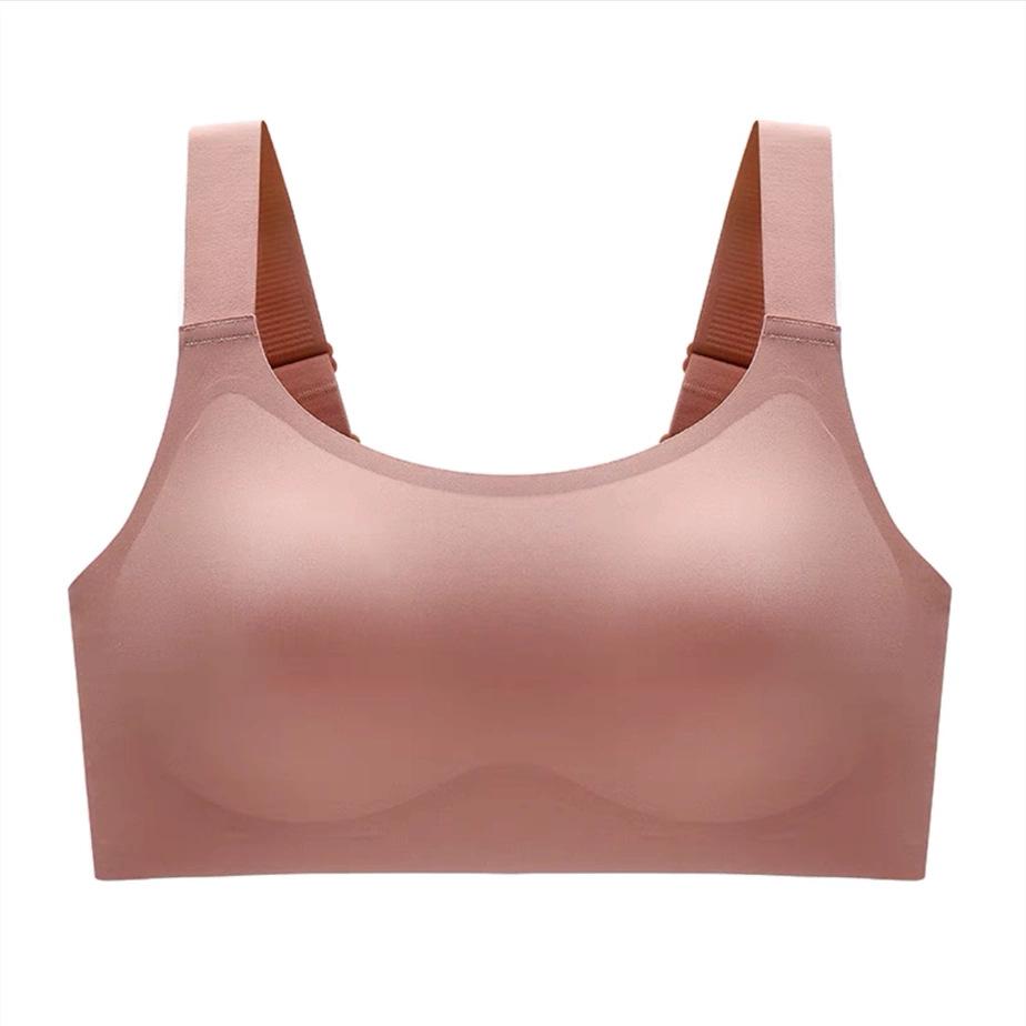 Large Size Seamless Bra for Women Comfortable Without Steel Rims with Adjustable Breasts and Anti Sagging Underwear