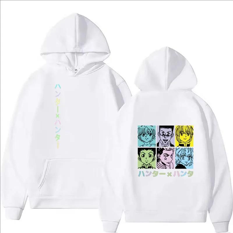 New Anime Hunter Hoodie Men Casual Harajuku High Street Long Sleeve Pullover Women Autumn Winter Fleece Fashion Sweatshirts