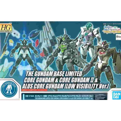 

HG 1/144 Core Gundam & Core Gundam II & Alscore Gundam Low Visibility Ver. Plastic Model (Gundam Base Exclusive)