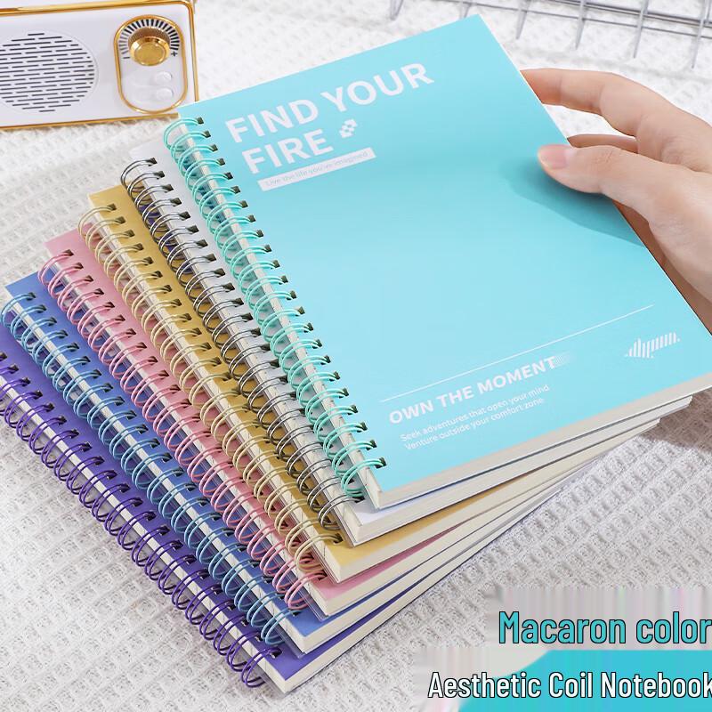 A5/B5 Macaron Color Coil Notebooks