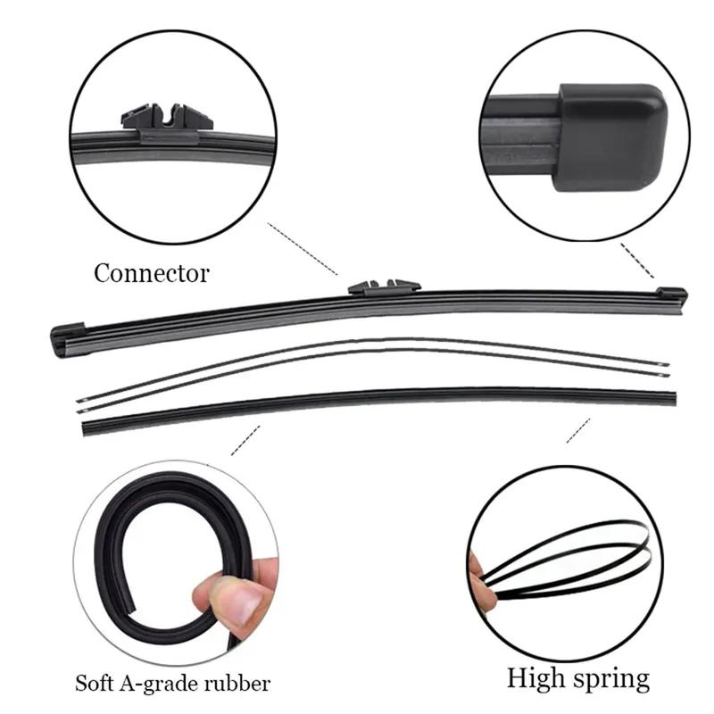 3Pcs/set Front Rear Tailgate Windshield Windscreen Wiper Blades Set For BMW 3 Series F31 Touring 2011 - 2019
