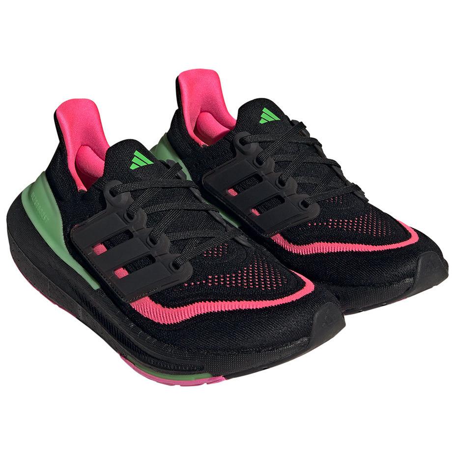 Adidas UltraBoost Light Black Lucid Lime Pink Women Sneakers Core-Black IF2416