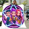 1pc Blanket Kpop Hunter7 Print Design, Lightweight Blanket for Sofa, Bed- Soft &Warm, Gift for All Seasons like Christmas, Halloween