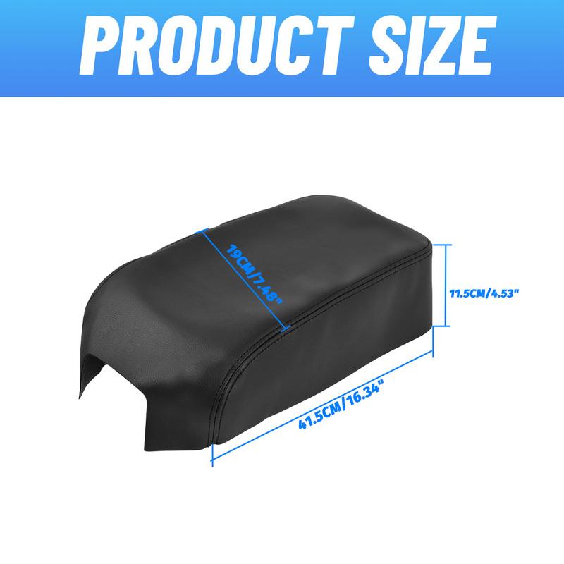 Car Center Console Armrest Cover Lid Arm Rest Pad Leather Auto Accessories Waterproof For Dodge Charger Chrysler 300 2011-2022