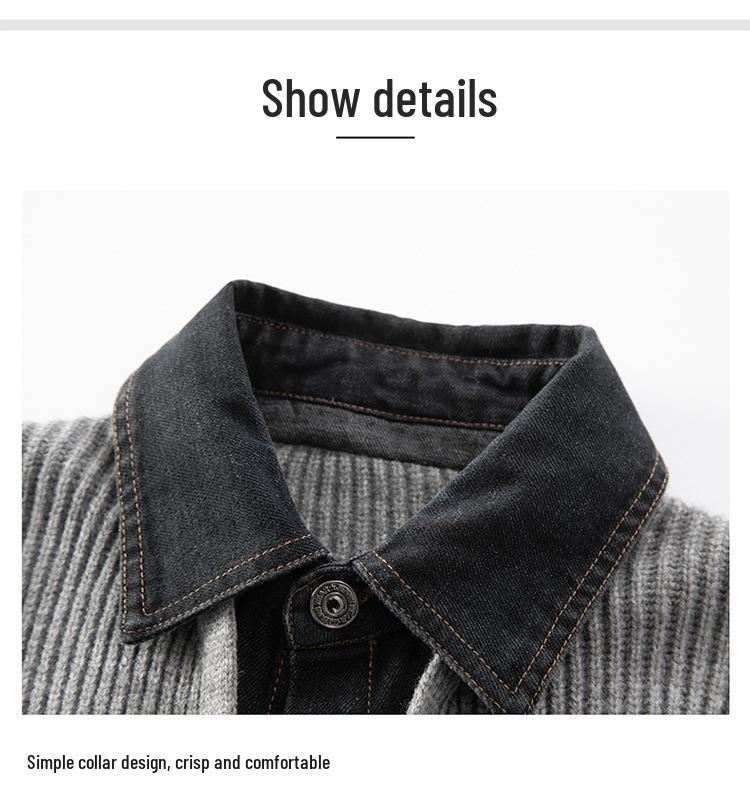 Herren 2025 Frühling/Herbst Koreanischer Stil Strick-Cardigan Pullover Jacke