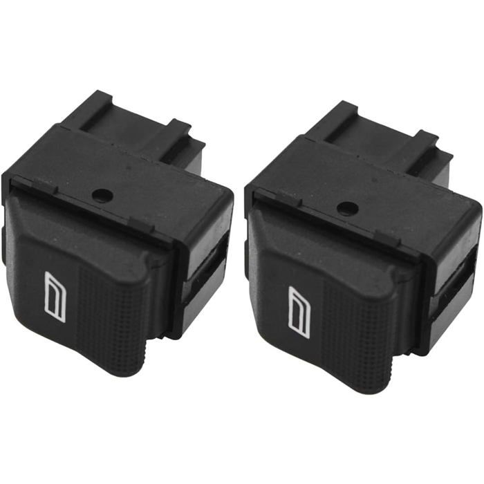 Interrupteur de lève-vitre électrique de 2 pièces avec bouton latéral simple OEM # 6X0 959 855B 6X0959855B pour VW Lupo Polo