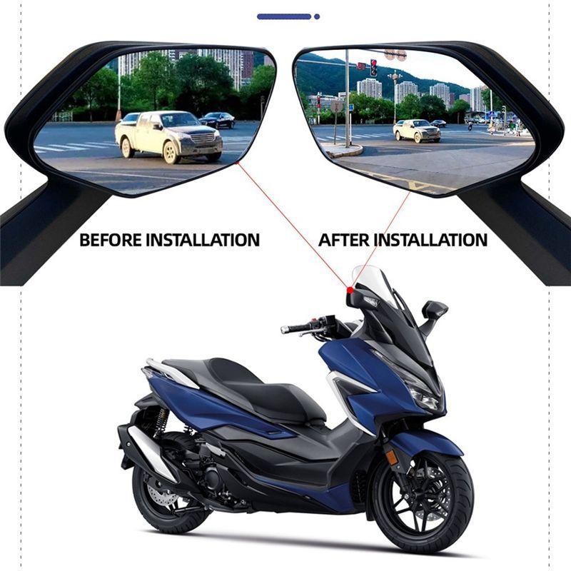 Unique Convex Mirror Increase Rearview Mirrors Side Mirror View Vision Lens Parts Accessories For HONDA Forza 350 Forza350 NSS 3