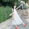 Moonlight Limited French Style Small Man Sleeveless Vest Dress Niche Relaxation Summer Solid Color Long Dress