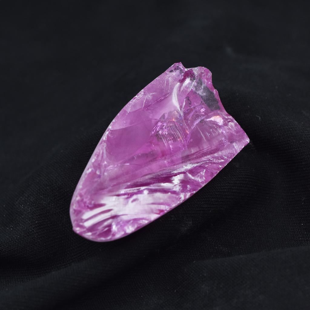 Natural Pink Zircon Loose Gemstone 115.85 ct Rough Uncut for Lapidary and Gem Collections