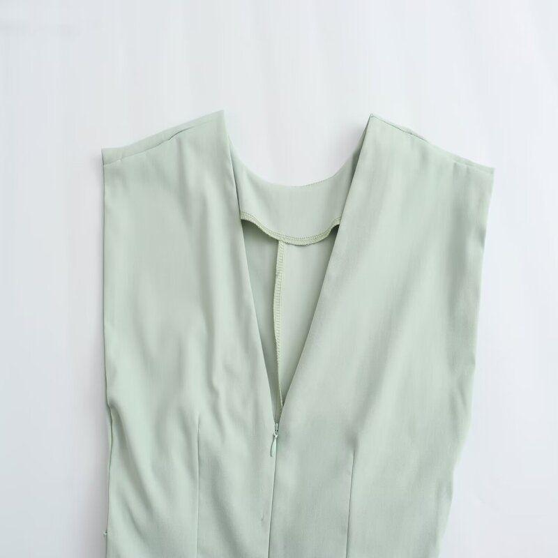 Fashion Style 2024 Summer New Female Silm Elegant Mid Length Long Length Mid Length Long Length Dress 1971056 512