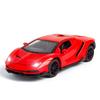 1:24 Scale Lp770-4 Car Model Toy Doors Opened Alloy Diecast Sound Light Pull Back Supercar Model Office Table Ornament