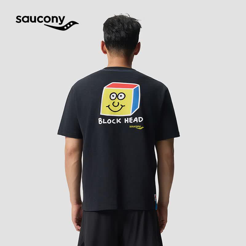 SAUCONY Men's 2026 Summer Running Training Short Sleeve T-Shirt