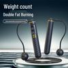Smart Cordless Counting Skipping Rope - Fitness & Competition Weighted Speed Rope with Steel Wire