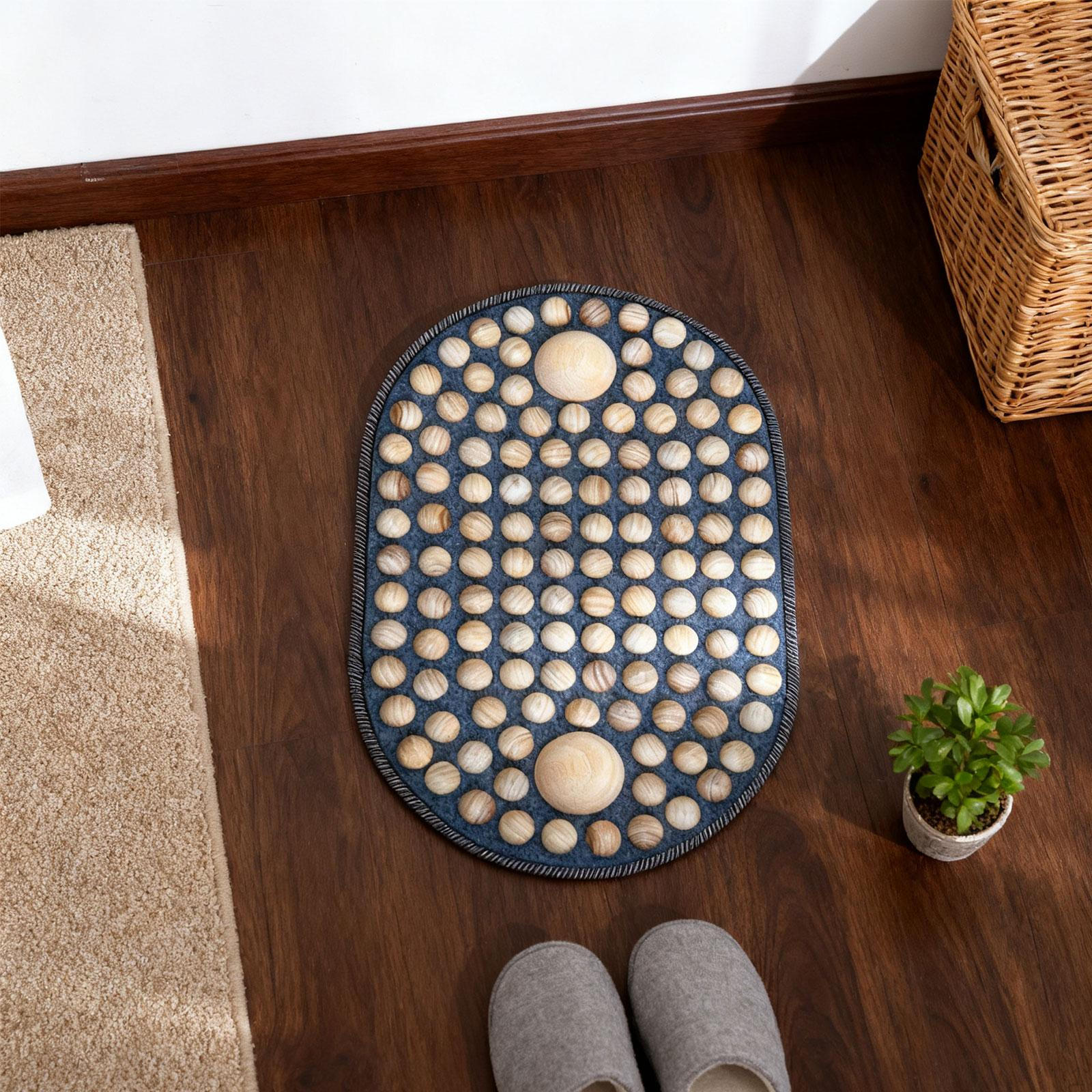 

Foot Massagers Mat Pressure Point Pad Standing Portable Relaxation Massage Feet Acupressure