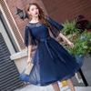 Evening dress New spring multi-color medium and long student party bridesmaid dress Skinny dress