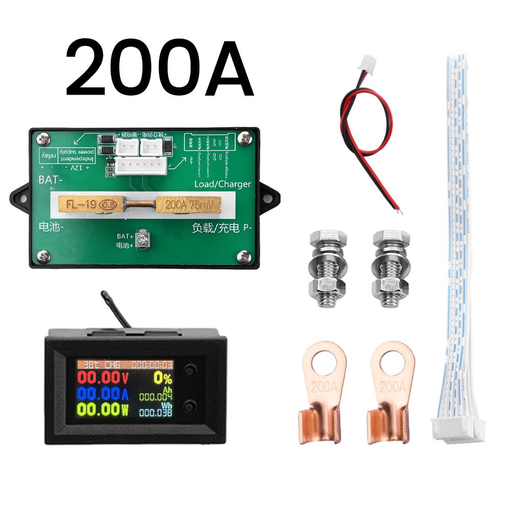 DC720 30V Digital Power Energy Voltmeter Ammeter Voltage Wattmeter Temperature Meter Electric Energy Frequency Meter 9 In1