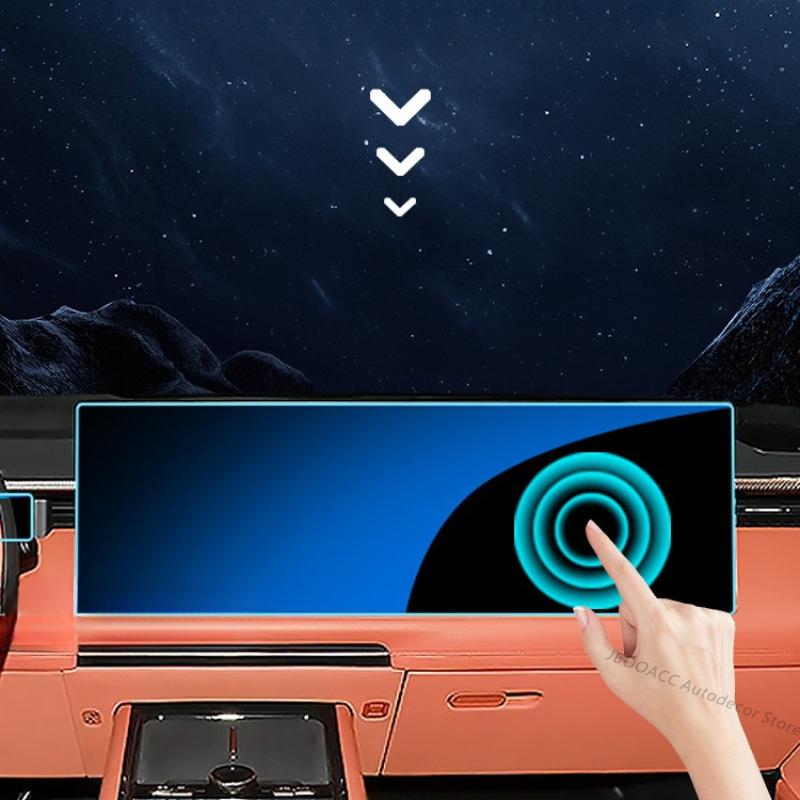 For Lynk & Co 900 2025 Navigation Instrument Tempered Glass Protector Film Rear Seat Screen Interior Stickers Car Accessories
