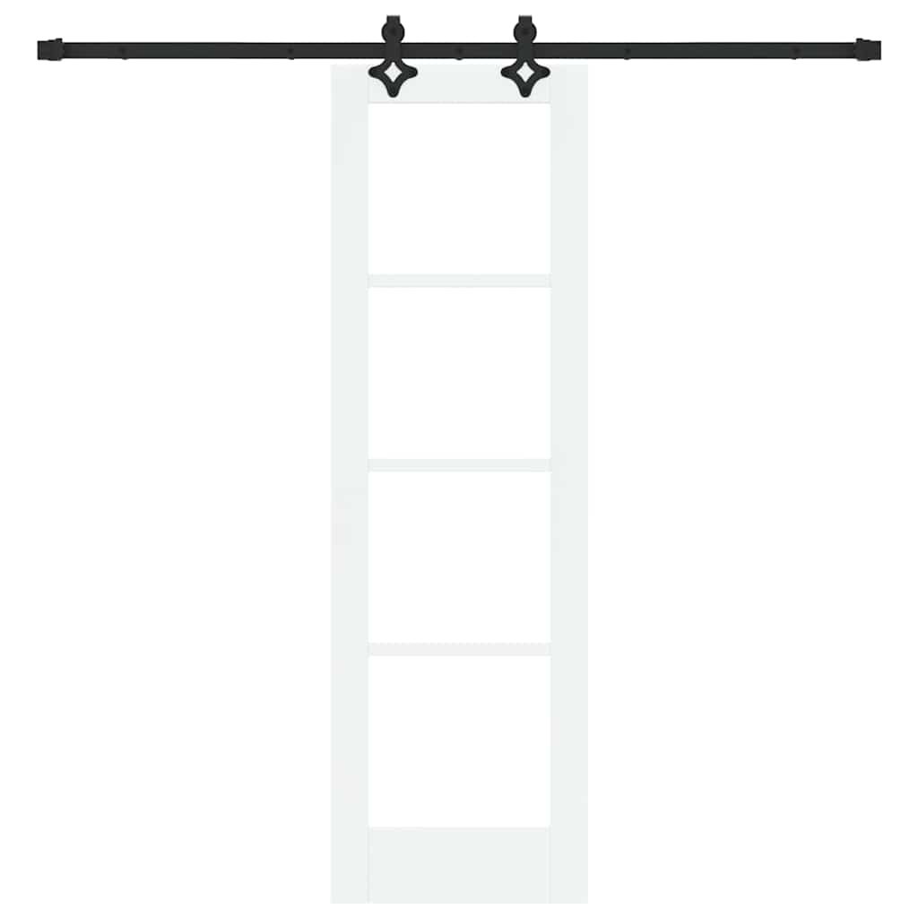 ORKDAL Sliding Door White and Black 61 X 198.5 Cm
