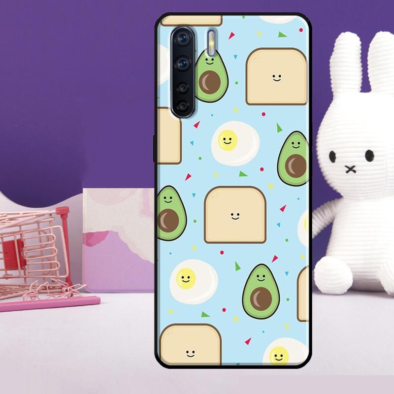 Lovely Avocado Case For Oppo A5 Pro A15 A17 A57 A77 A18 A38 A58 A78 A98 A94 A74 A54 A40 A60 A80 A16 A76 A96